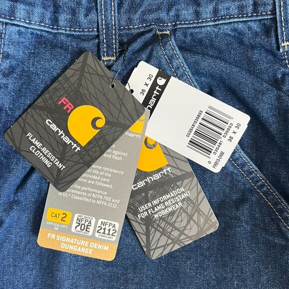 Carhartt NEW Flame Resistant Carpenter Utility Jeans Size 36 x 30 - Picture 15 of 16